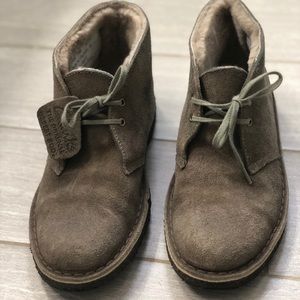 Clark Desert Boots with Sherpa Lining